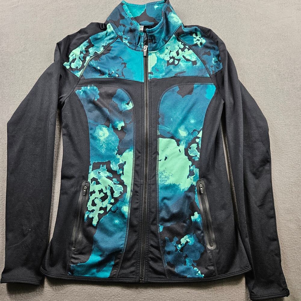 Fabletics Jojo Performance Jacket Vented Green Pr… - image 1